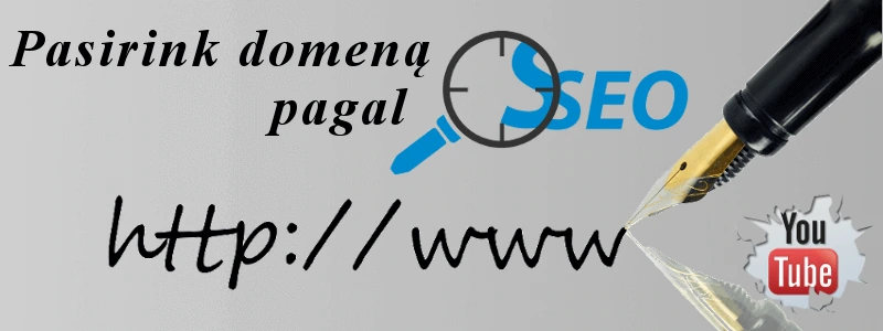 Pasirink domeną pagal SEO