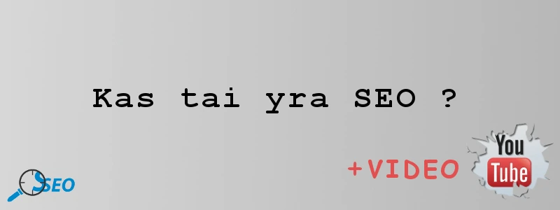 kas tai yra seo