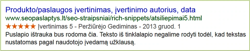 atsiliepimas
